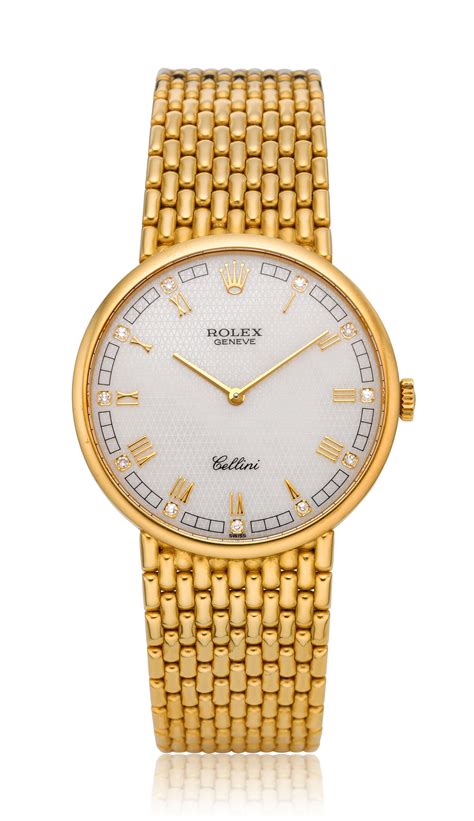 rolex mens cellini 18k gold|rolex cellini geneve 18k gold.